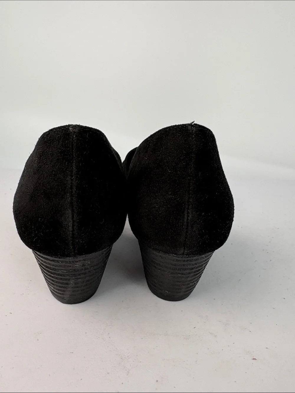 🌪️ Eileen Fisher Hilly suede  Black Pointed D'Orsay Low Heel Flats